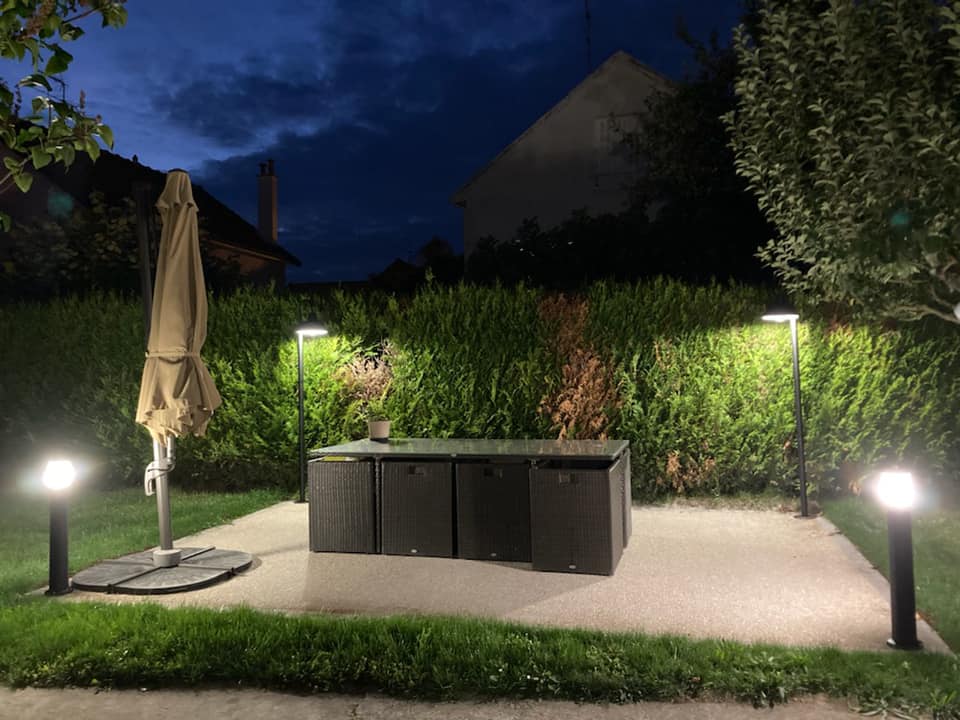 Éclairage terrasse particulier